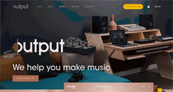 Desktop Screenshot of output.com